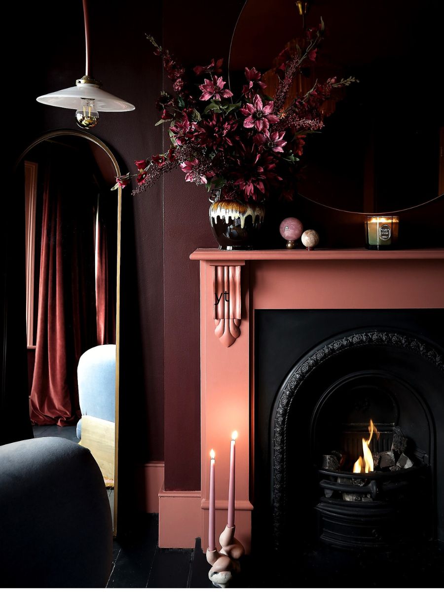 Interior And Then They Went Wild Thursd Floral Trend Color 2026 Crimson Nocturne