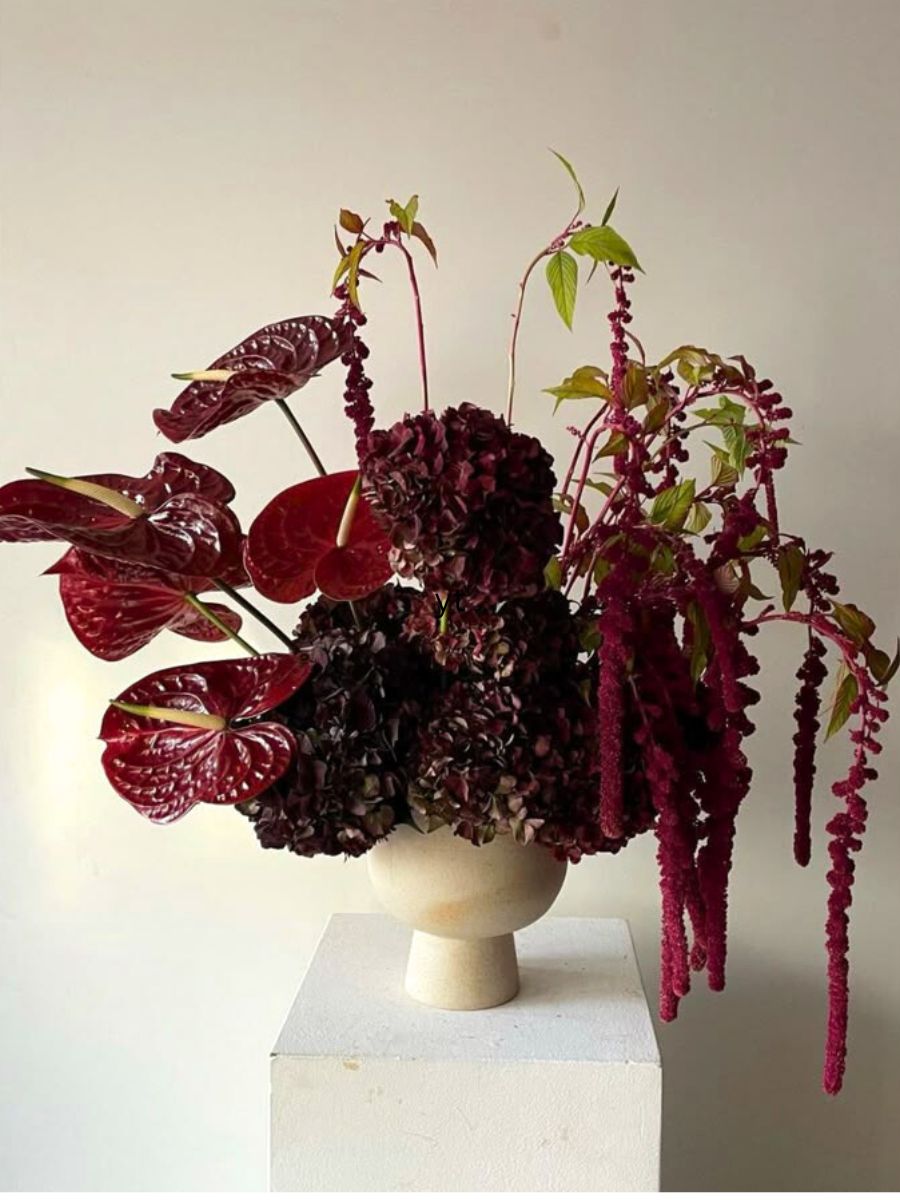 Design Thursd Floral Trend Color of the Year 2026 Crimson Nocturne 