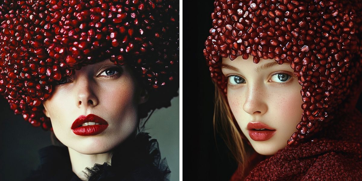 Visionary Spectrum AI in burgundy tones