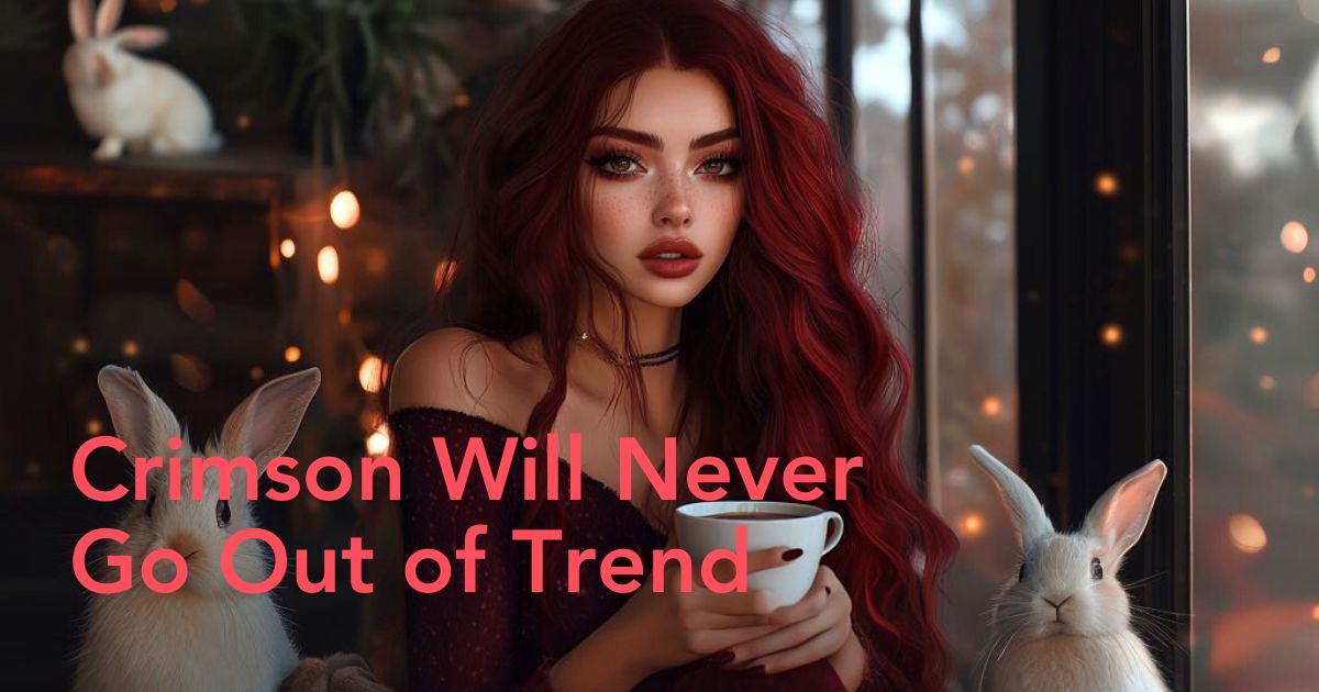 Ai girl with red hair