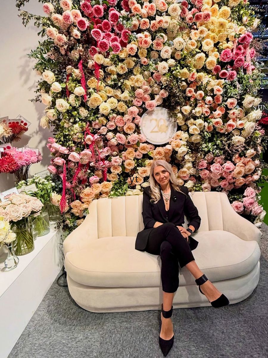 Alina Neacsa at the Celebration Wall of Alexandra Farms at IFTF 2025