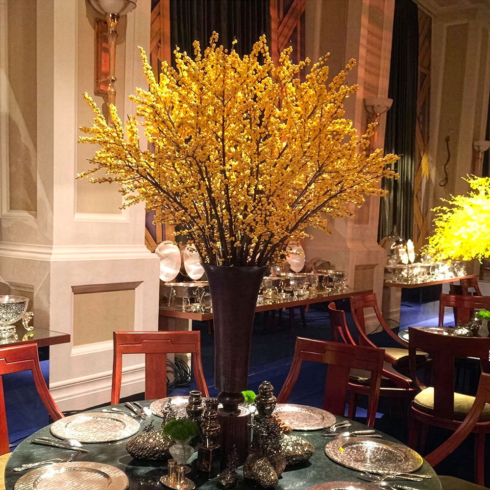 Ilex Citronella table design by kuwaittopfloristic
