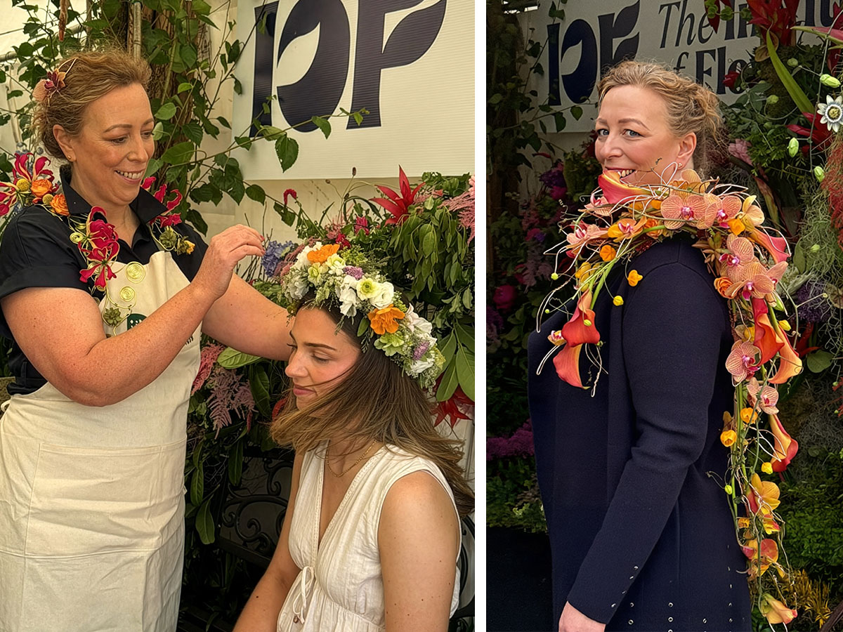 Institute of Flowers Wearable Flowers Competition