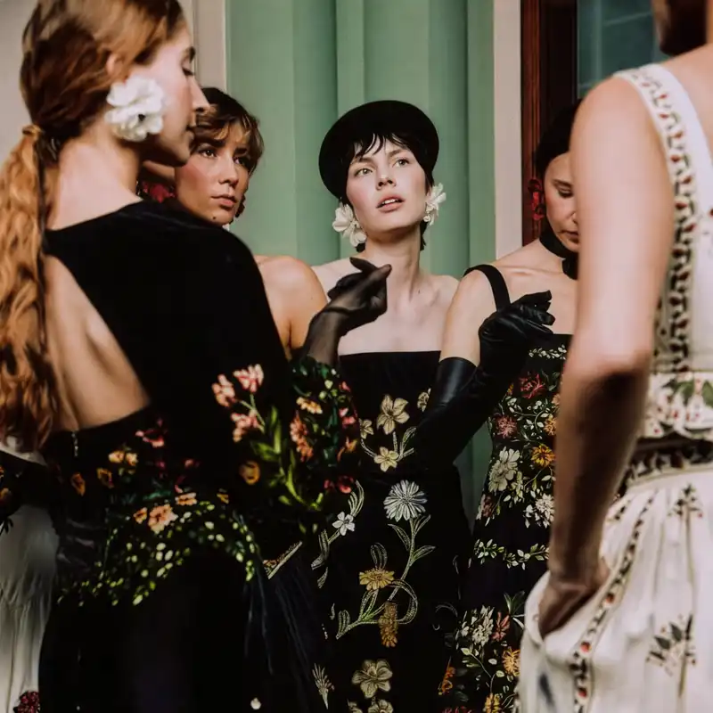 Agua Bendita floral garments