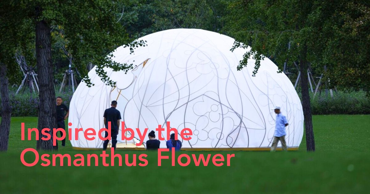 Osmanthus flower dome