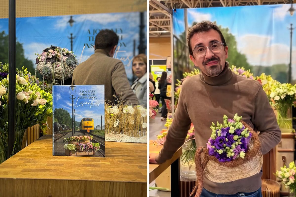 FlorEvent 2025 Frederic Dupre Lisianthus booth