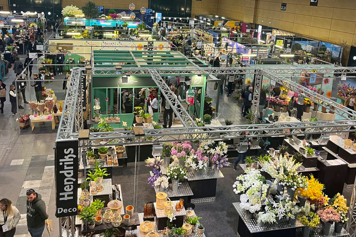 FlorEvent 2025 Halls aerial overview