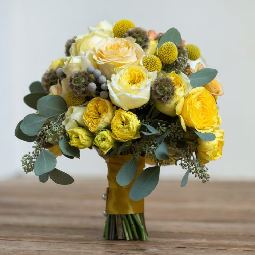 Sunny bouquets with yellow roses Article Lovely Bouquet On Thursd