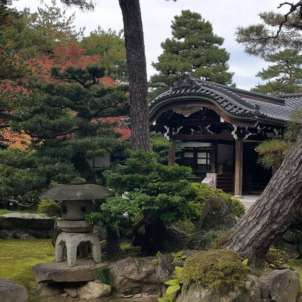  Stone lantern, structure, Japanese garden