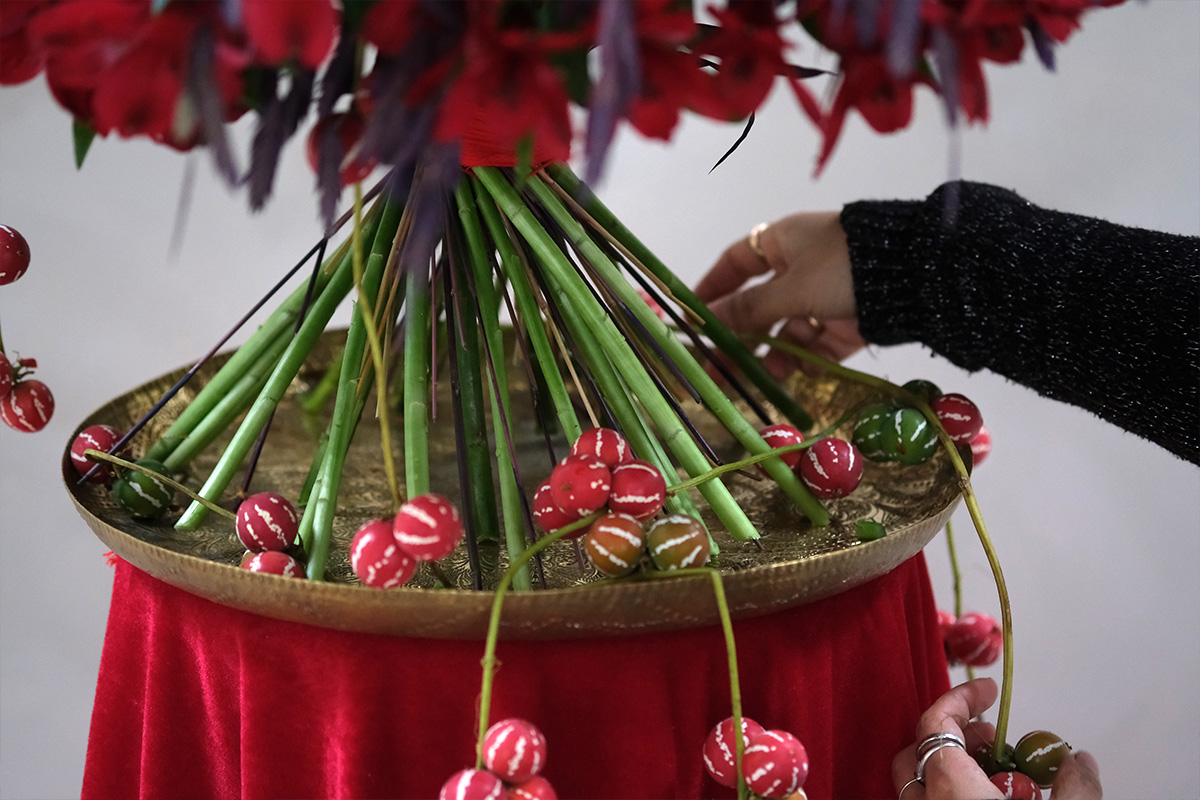 Acacia Studio Xue Wang with Noize bouquet detail