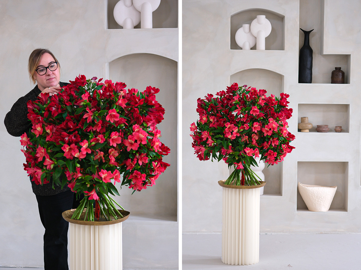 Acacia Studio Rachel Kennedy with Tesselaar Alstroemeria Noize