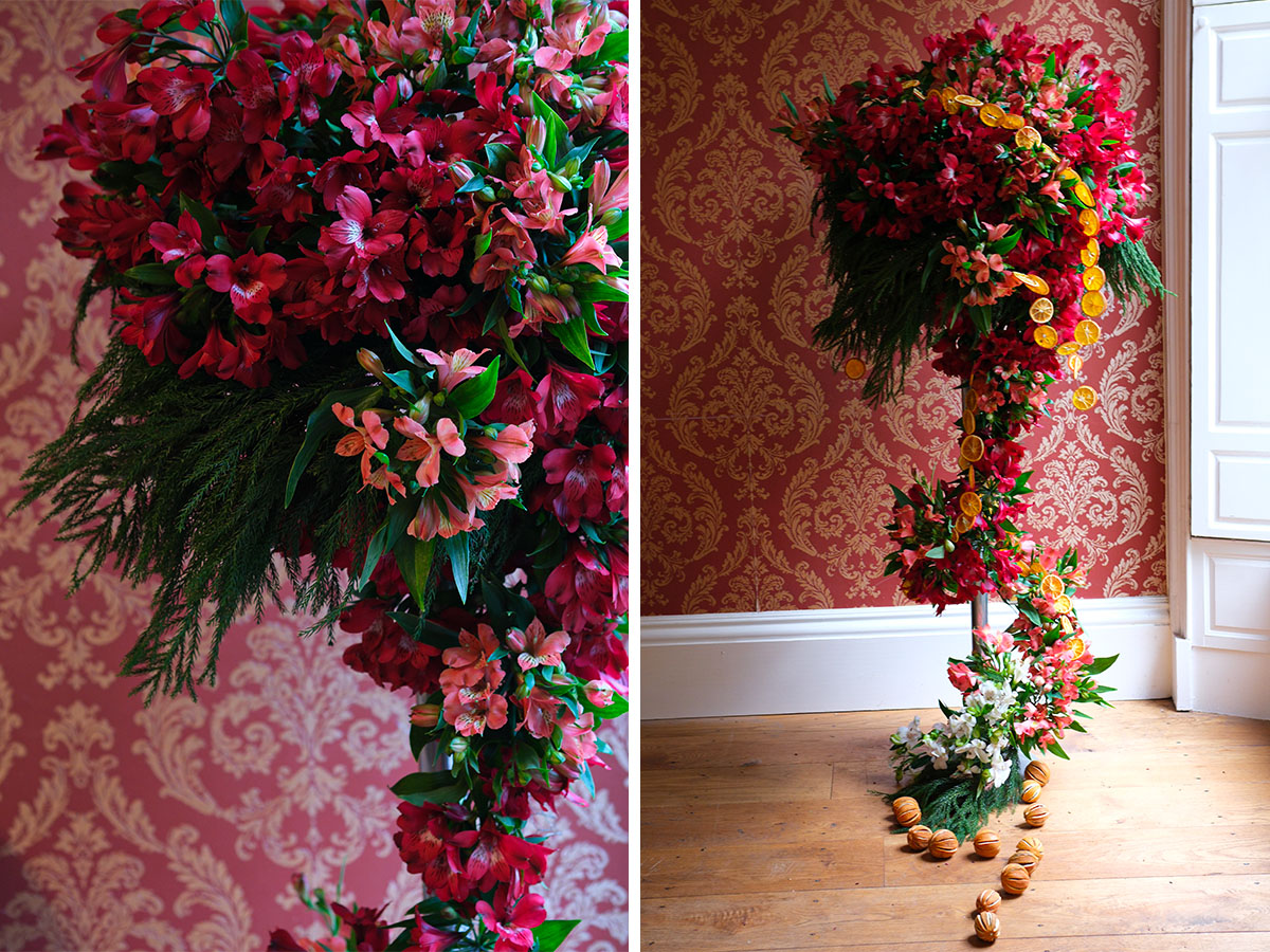 Acacia Studio Standing design with Tesselaar Alstroemeria