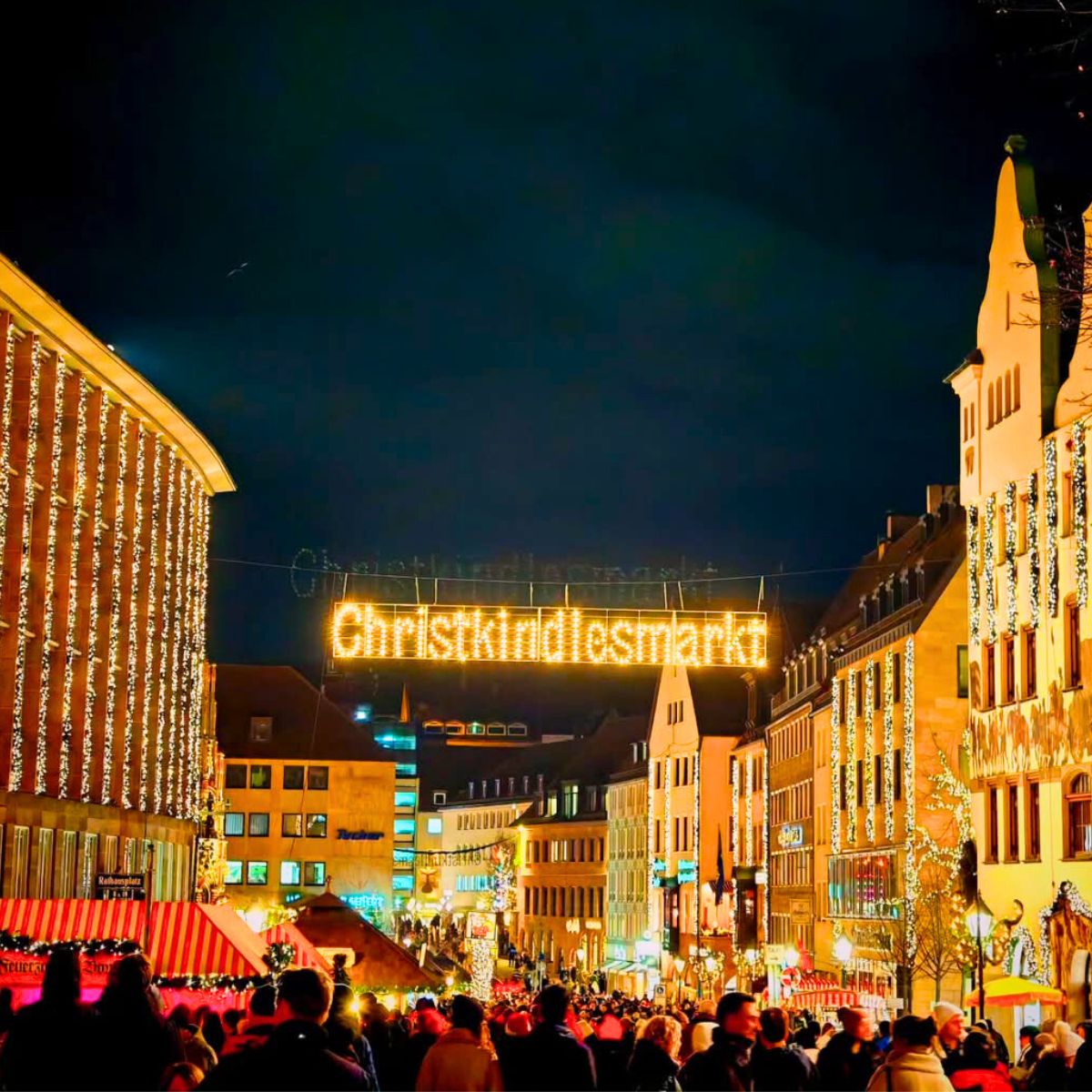 Christkindlesmarkt market in Germany