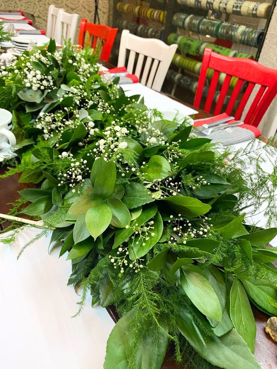Fresh green garland by TAK Guatemala