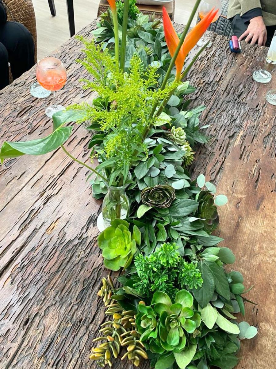 Greenery with Bird of Paradise