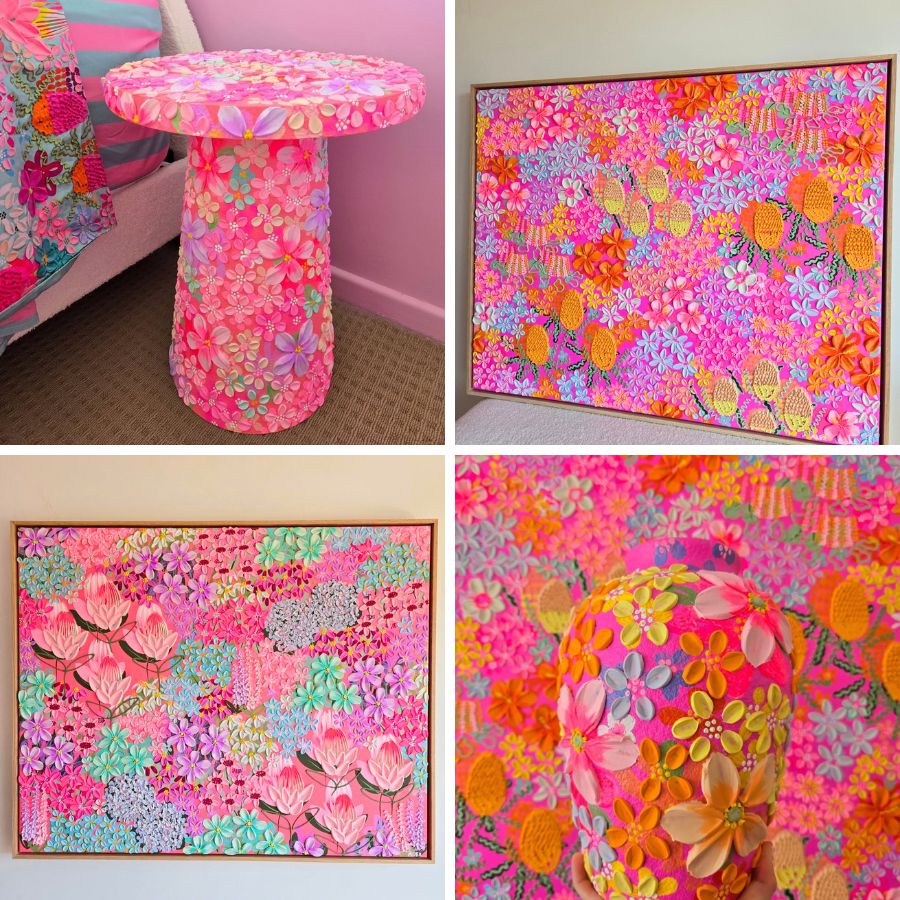 Neon flowers by Alex Mason