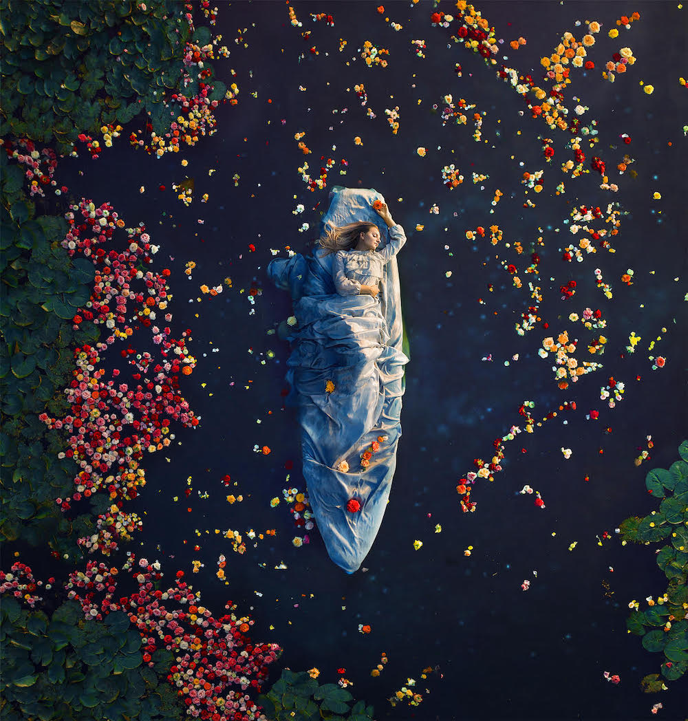 Fairytale Drone Photoshoots Feature Some of Our Favorite Flowers Art Photo Projects