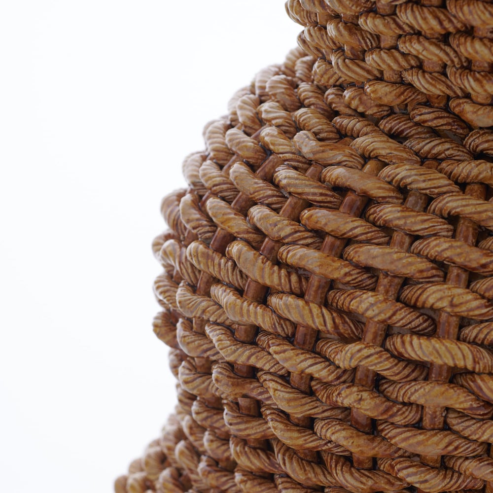 Ceramic Artist Kate Malone Mimics Basketry in a Series of Woven Vessels Basketry