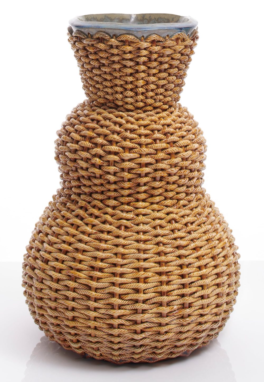 Ceramic Artist Kate Malone Mimics Basketry in a Series of Woven Vessels Basketry